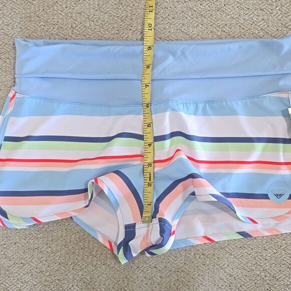 Roxy Endless Summer Striped Lightweight Beach Shorts - Size Small - Picture 12 of 12